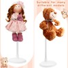 Yaocom 12 Pcs Adjustable Doll Stand Display Holder for 14