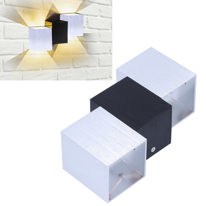 LED Wall Light Aluminum 6W Lamp for Bedroom Stairs Hallway