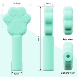 Aligner Chewies for Invisalign, 8-Pack Cat Claws Style Silicone Orthodontic Munchies Chompers For Invisalign Braces, Aligners, Retainers (Unflavored, Mint, Taro flavor, Strawberry)