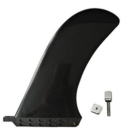 6.5/7.5/8/9/9.5/10 inch Longboard & SUP Single Fin - Center Fin for Surfboards & Paddle Boards with Smart Screw (9.5 inch)