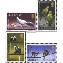 united kingdom - Jersey 49-52 (complete.issue.) unmounted mint/never hinged ** MNH 1971 Wildlife (Stamps for collectors) Other mammals (monkeys/dinosaurs/elephants ...)