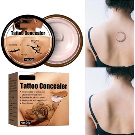 Tattoo Concealer Cream, Scar Tattoo Concealer, Scar Concealer, Concealer for the Body, Cover Cream for Spider Veins, Concealer Face Full Coverage, Correction for Covering Tattoos