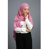 Crepe Muslin Hijab with Integrated Hood Magenta One Size, magenta