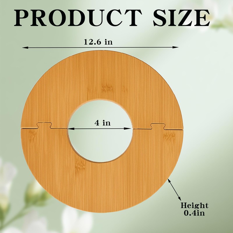 Medonala Bamboo Plant Pot Cover，Indoor Plant Protector from Animals,Flowerpot Decorative