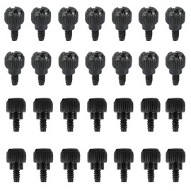 Pack of 100 Case Screws, Computer Screws, 6# -32 × 6 mm Motherboard Screws Metal Alloy Thumb Screws Thumb Screw for Cover/DIY Repair