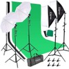 YYAO Photography Lighting Kit Softbox Umbrellas Photography Light Bulbs Studio