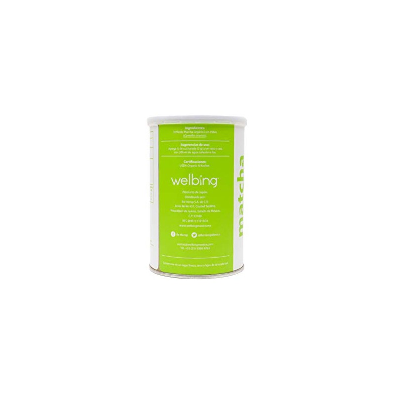 Té Matcha Orgánico Euphoria Superfoods 50 g Polvo Deshidratado Premium
