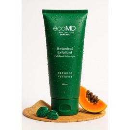 EcoMD Botanical Exfoliant, Gentle Weekly Facial Treatment, Sulfate-Free Formula, 150mL