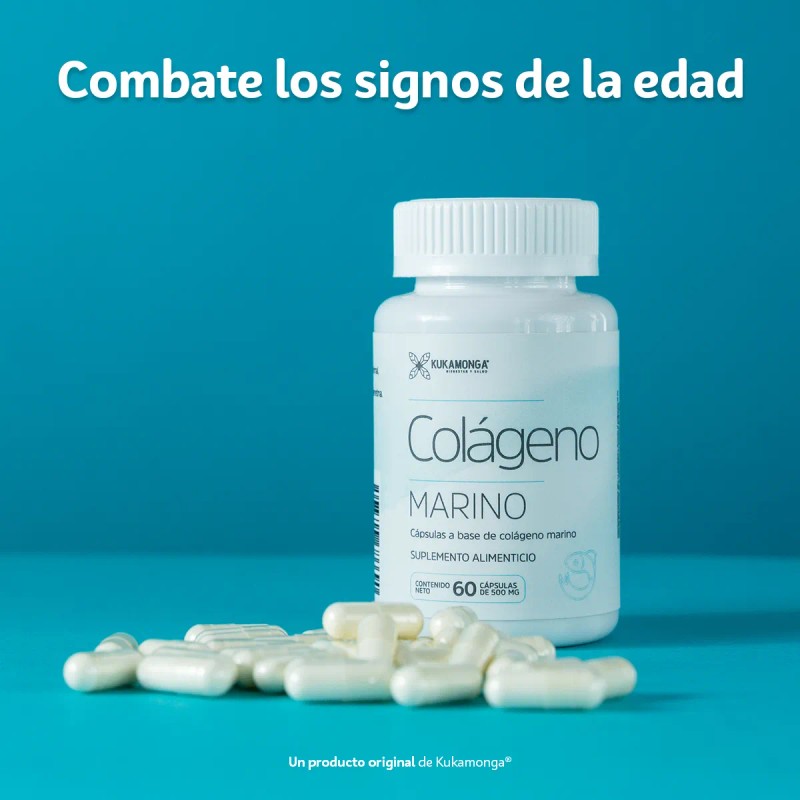 Colgeno Marino Kit 3 60 Cps 1 Mes Belleza Sin