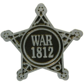 Aluminum Grave Marker War of 1812, Cemetery Memorial Flag Holder, Veteran Plaque, Made In USA
