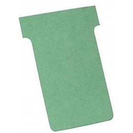 Nobo Card Board Accessories T-Cards in Blister Packaging Size 3 Pack of 100 Green