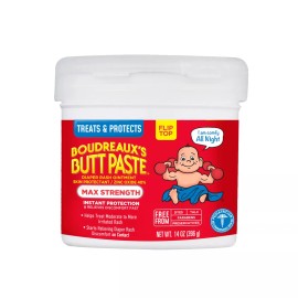 Boudreaux's Butt Paste Boudreauxs Butt Paste Maximum Strength Diaper Rash Ointment 14 Ounce Cream