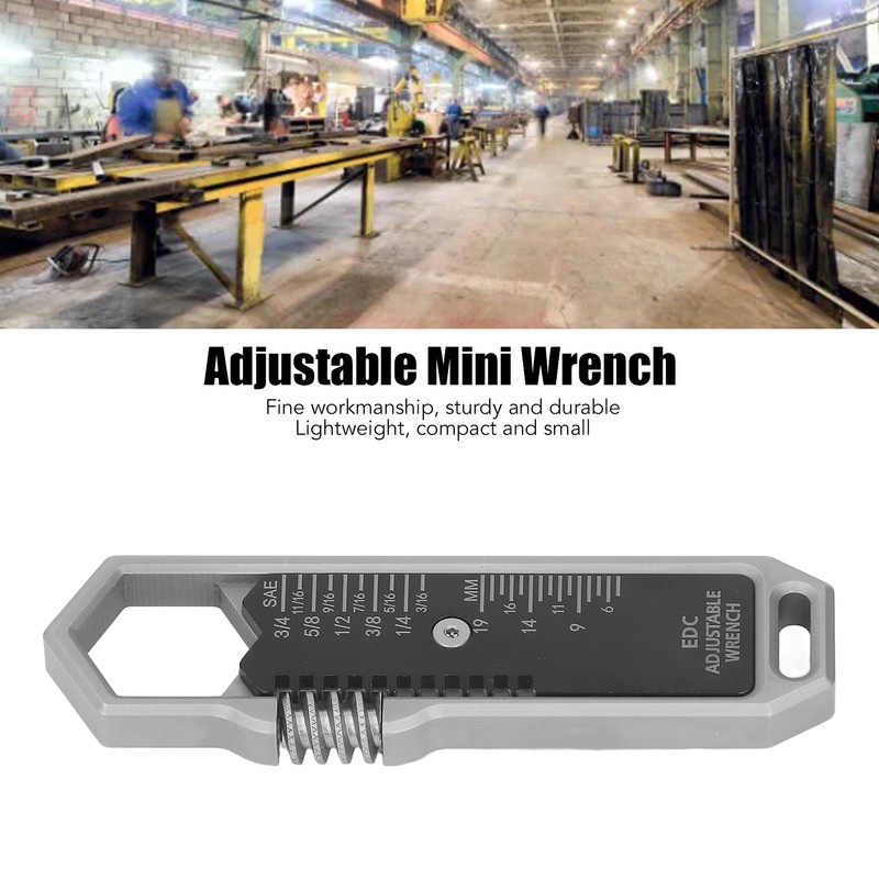 Adjustable Alloy Steel Mini Wrench Adjustable Size 9‑16mm Metal Small