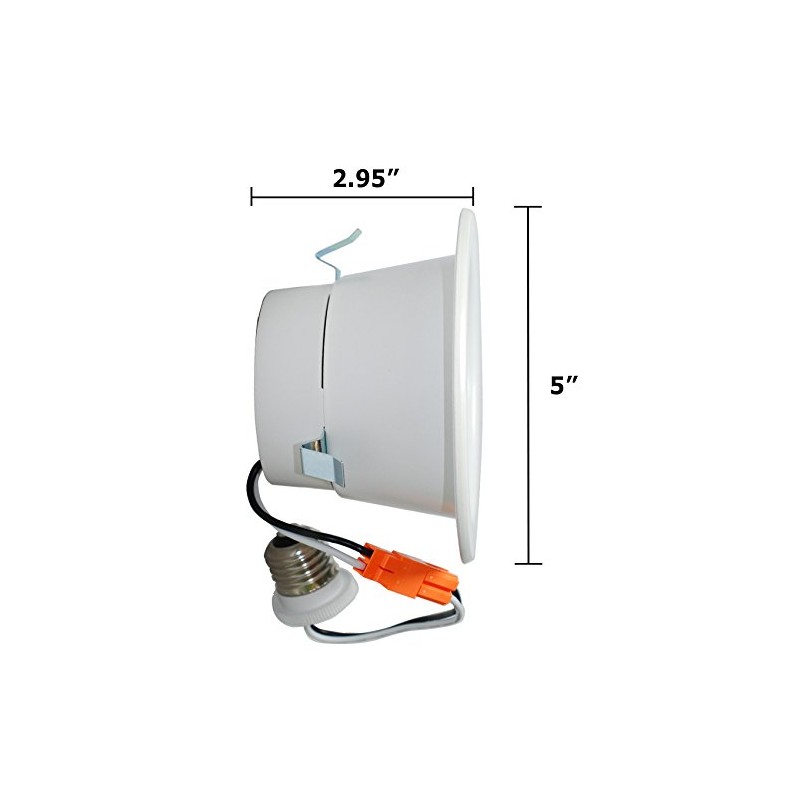 4 inch Recessed LED 9W 750Lumens Soft White Downlight Kit