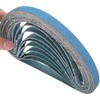 10pcs Sanding Belt 80 Grit Belt Sander Paper Mixed Power