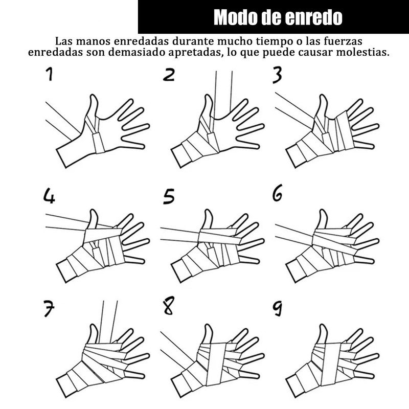 Vendas para Boxeo, Vendas Elásticas de Boxeo, Ringside Vendas para