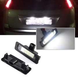 NP 2PCS Bright White LED Number Plate Light for F-Ord M-ustang 2010-2014 for F-ocus Fusion Mercury Sable 2008