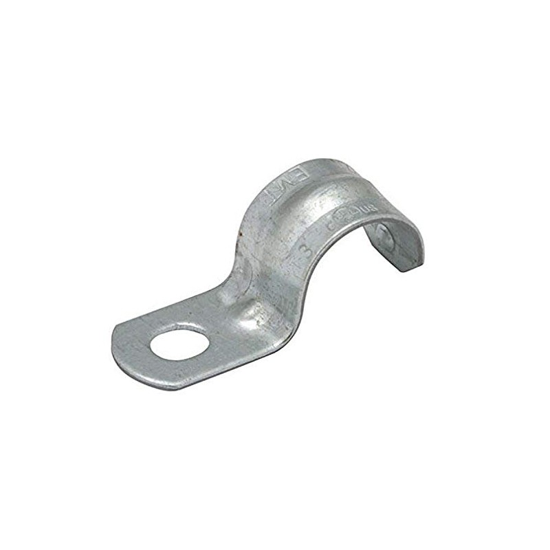 RACO 2082B25 Strap, EMT, 1/2-Inch Trade Size, (1) Hole, Steel,