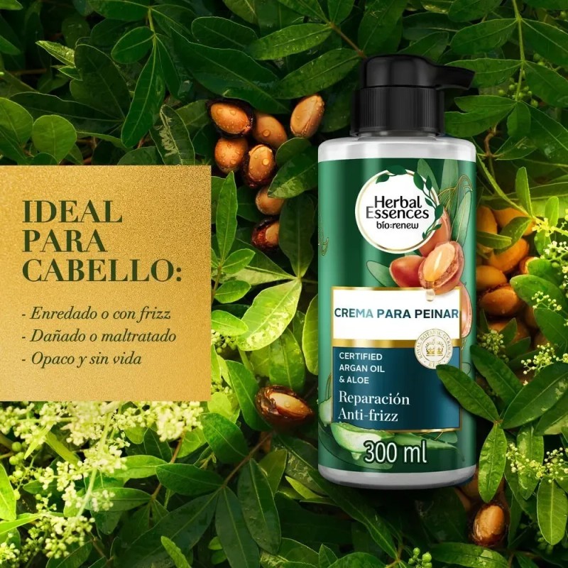 Crema para Peinar Herbal Essences Bio:Renew Aceite de Argán de