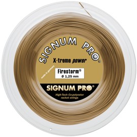 Signum Pro Unisex's Firestorm String Reel-Metallic Gold, 1.2 mm/200 m