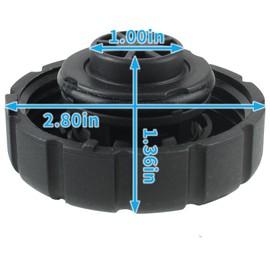 CARBBIA Pack of 2 2105010615 Radiator Coolant Reservoir Expansion Tank Cap Compatible with Mercedes AMG GT C CL CLA CLK CLS E G GL GLA GLE GLK ML R S SL SLK Class Replaces 2105010715 0005018215