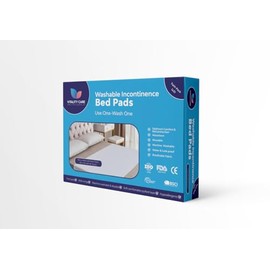 King Size Waterproof Mattress Protector, Waterproof Bed Pads, Washable Incontinence Bed Pads, Water Absorbent Pads, Washable Bed Mats For Incontinence Adults, 86x152cm