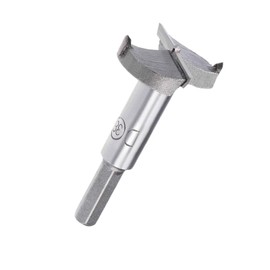 TA-VIGOR Forstner Drill Bit 38mm, Tungsten Carbide Wood Hole Saw Auger Opener for Woodworking Hinge Hole Drilling Boring Bit Cutter (Gray)
