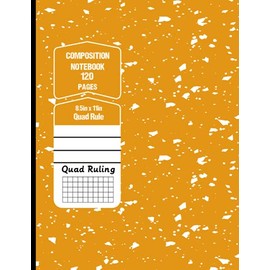 Graph Paper Composition Notebook: Graph Paper Notebooks,5X5 Quad Ruled| Grid Paper Notebook |Large Size 8.5”X11", 120 Sheets| Colorful