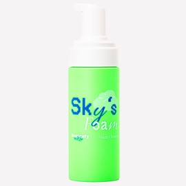 Sky's Foam Cleanser 120mL Bottle, Face Wash with Aloe Vera & Chamomile, Gentle, Hydrating Skincare for Sensitive Skin