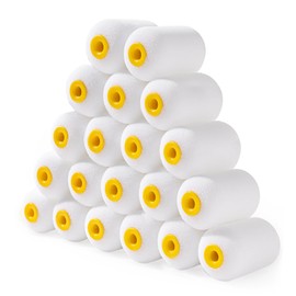 Mister Rui Foam Paint Roller, 20 Pack 2 Inch Foam Rollers, Small Foam Paint Roller Refills, Mini Paint Rollers 2 Inch, Mini Rollers for Painting Small and Hard to Reach Spaces