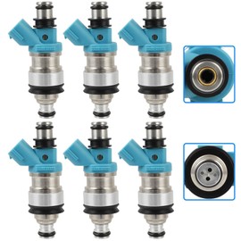 ANGLEWIDE Fuel Injector 23250-20010 Automotive Engine Compatible with 1994-2001 for Lexus for ES300,1995-1999 for Toyota for Avalon,1994-2001 for Toyota for Camry Fuel Injectors 6Pcs
