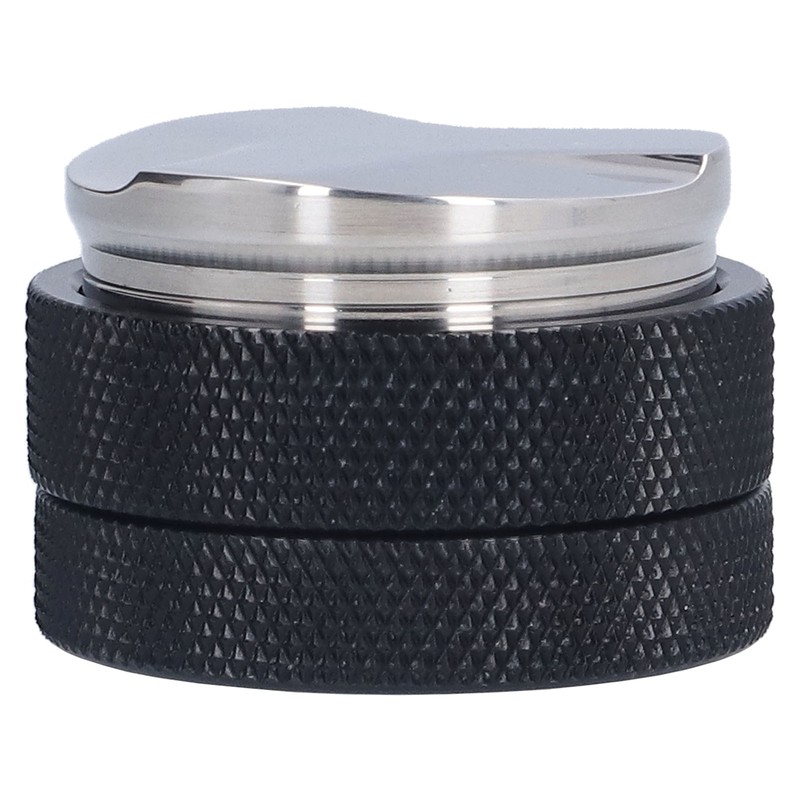Black Coffee Tamper Stainless Steel Dual Head Coffee Distributor for