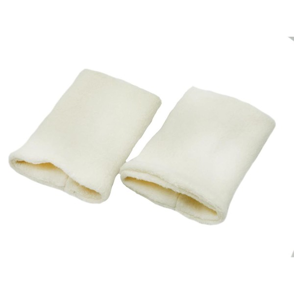 Britta Meier Cotton Fleece Pulse Warmer from East Frisia, ecru