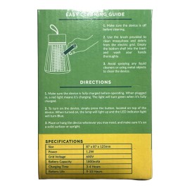 OZZI MOZZIE ANTI-MOSQUITO Lamp Zapper New Open Box. See Description