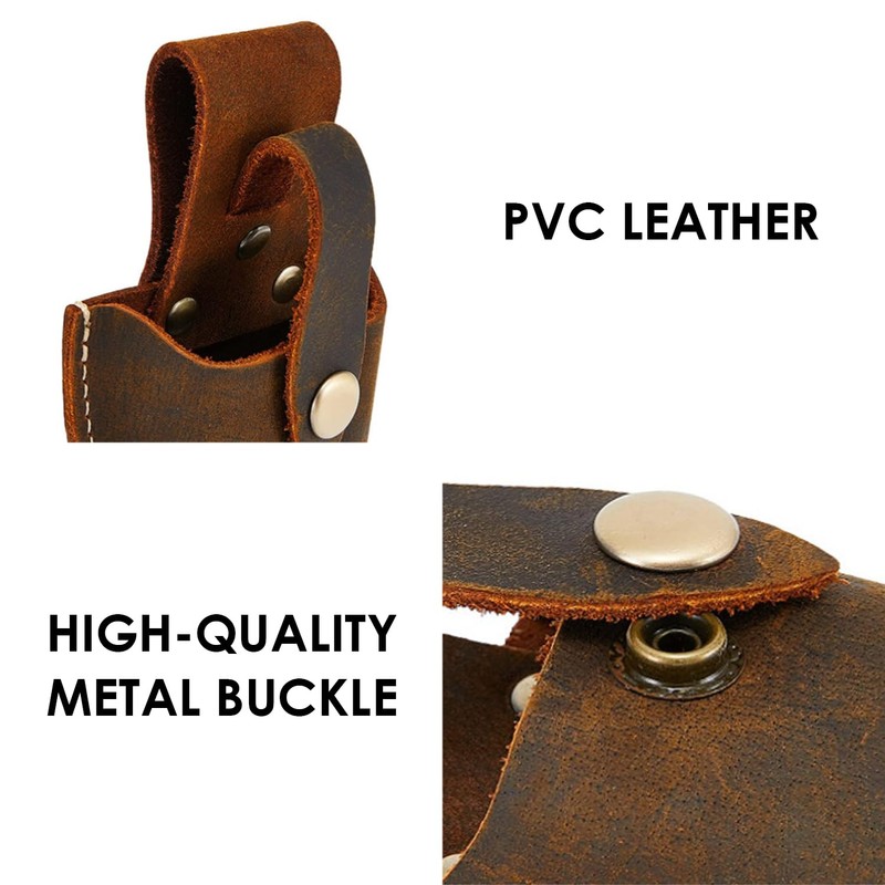 2-Piece Scissor Leather Case, Pruning Shear Cover, Snap Tool Leather