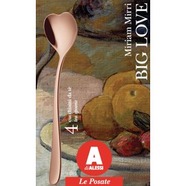 Alessi Big Love Set of four tea spoons