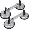 Heavy Duty Suction Cups - Aluminum Vacuum Handle Glass &