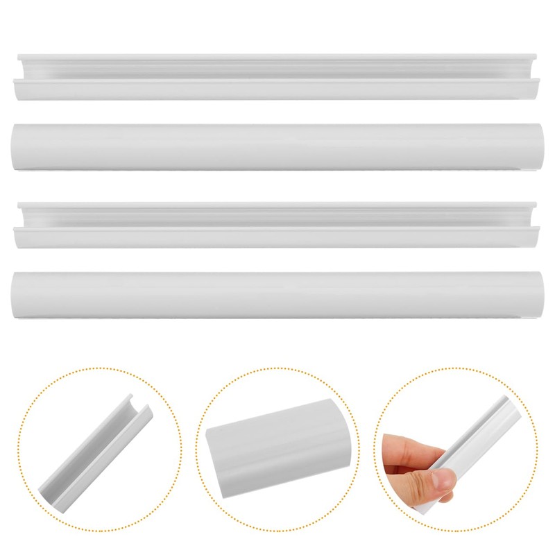 Angoily 6pcs Radiator Pipe Cover Water Guard Sleeves Plastic Cover