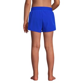 Lands' End Big Girls UPF 50 Quick Dry Beach Swim Shorts, Small, Electric Blue