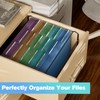 MaxGear Hanging File Organizer, Letter Size File Holder Filing Box,