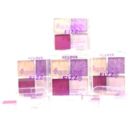 Revolution Beauty Supply Resale Lot  6 Revolution Relove Grape Fizz Pocket Palettes