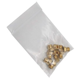 MENSI 5mm Thread Propane LPG Gas Pipe Water Heater DIY Burner Parts Brass Jet Nozzles 10Pcs/Pack (M5x0.5mm/0.68mm)