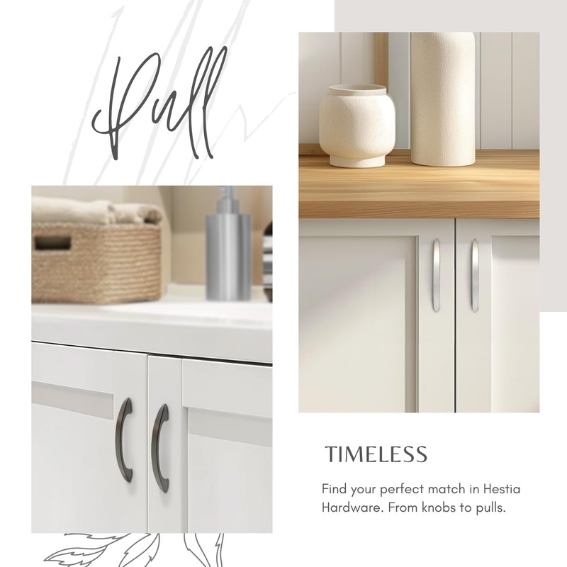 HESTIA HARDWARE 20 Pack | Oil Rubbed Bronze Dresser Handles