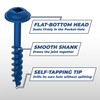 Kreg SML-C250B-50 Blue Kote Pocket Screws, 2 1/2-Inch, Coarse Thread,