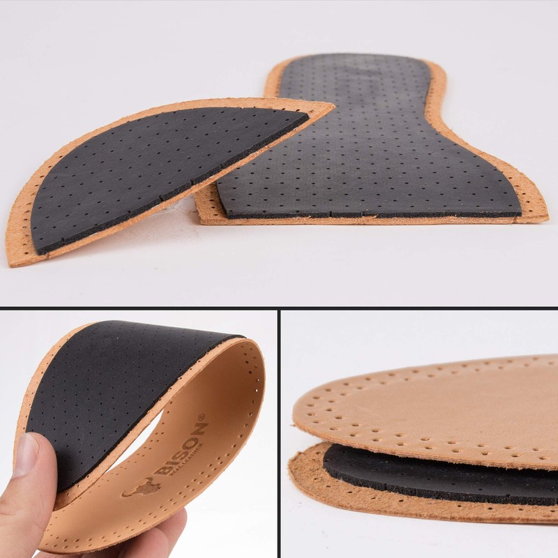 ORTRI Genuine Leather Insole, Premium, Activated Carbon, Odour Absorber, Breathable