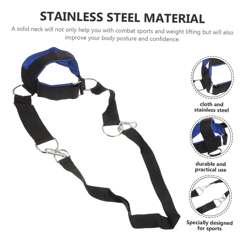 KICHOUSE Neck Exerciser Neck Builder Support Hat for Home Gym