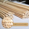 CHROMACRAFT Pack of 100 flat wooden strips, DIY craft materials,