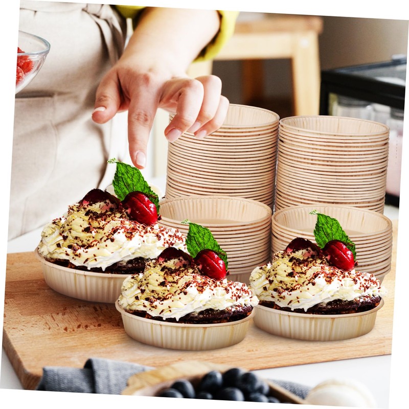 Alipis 100 Pcs Mini and Pie Pans Round Bottom Easy