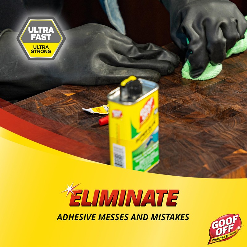 Goof Off Super Glue Remover - 4 oz. can, Yellow