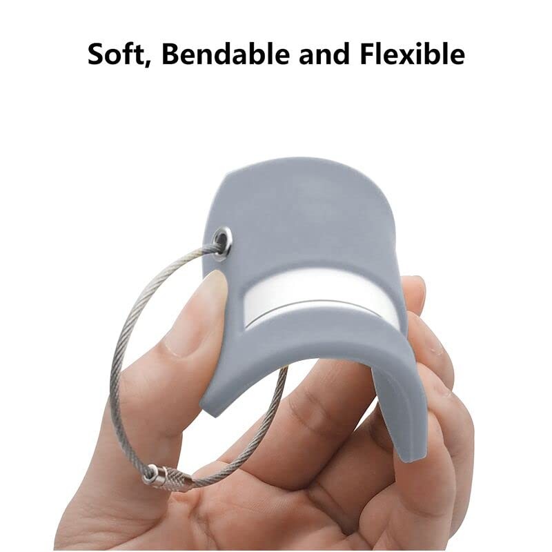 5Pack Silicone Luggage Tag with Name ID Card Perfect to